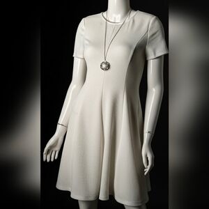 The Limited Elegant Cream Midi Dress